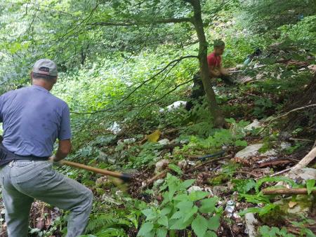 Sanacija črnega odlagališča – Banova jama 015